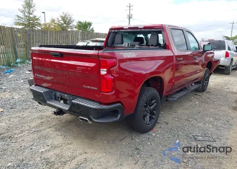 2020 Chevrolet Silverado 1500 4Wd Short Bed Custom Trail Boss z USA, uszkodzony, nr VIN 3GCPYCEF4LG252825